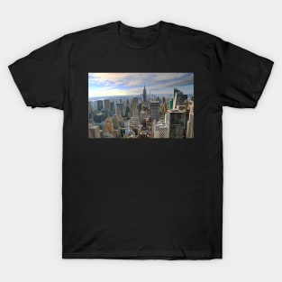 View of New York and downtown Manhattan T-Shirt